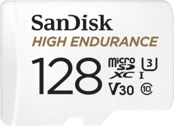 Card MicroSD SanDisk High Endurance 128 GB pentru monitorizare și camere auto