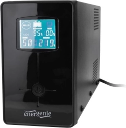 Sursă de alimentare neîntreruptibilă (UPS) line-interactive 850 VA cu LCD, USB și 2× IEC – Energenie