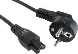 Cablu de alimentare pentru laptop cu conector C5 (trifoi) 1,8 m