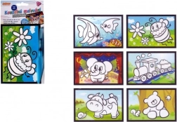 Pictură magică cu apă – set cu imagine și pensulă