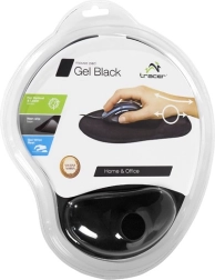 Suport pentru mouse cu gel - negru