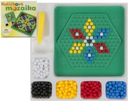 Mozaic cu biluțe și pensetă, mic, 250 buc.