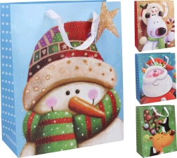 Pungă cadou de Crăciun mărime medie