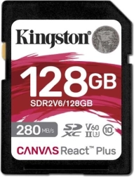 Card de memorie Kingston Canvas React Plus 128GB SD