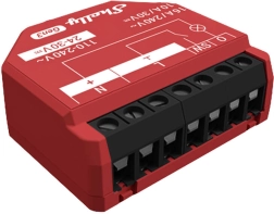 Modul releu inteligent Shelly cu măsurare a consumului, Wi‑Fi și Bluetooth