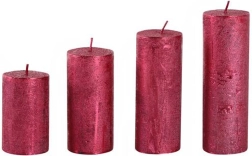 Lumânări de Advent mov – set 4 buc.