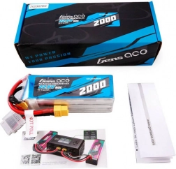 Gens Ace baterie LiPo de înaltă tensiune 2000 mAh 22,8 V 60C 6S cu conector XT60