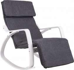 Scaun balansoar cu suport pentru picioare reglabil de la ModernHome