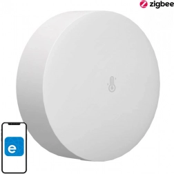 Senzor inteligent de temperatură și umiditate Zigbee Sonoff SNZB-02P (rotund)