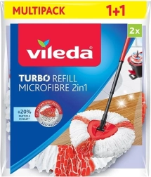 Capete de rezervă pentru mop rotativ TURBO 2în1, 2 bucăți