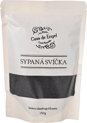 Ceară neagră granule pentru realizarea lumânărilor cu 4 fitiluri (250 g)