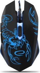 Mouse optic de gaming 6D USB ESPERANZA SCORPIO MX203 albastru