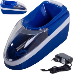Mașină electrică pentru fabricarea țigărilor de culoare albastră