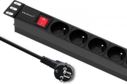 Bară de alimentare rack 1U Qoltec