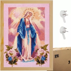 Ramă foto din pin 28 × 38 cm cu plexi, MALATEC