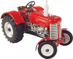 Tractor metalic Zetor 50 Super cu cheiță 1:25, roșu