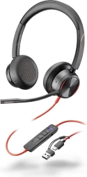 Căști Poly Blackwire 8225 Stereo USB-C/A pentru Microsoft Teams