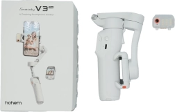 Hohem isteady v3 ultra gimbal alb pentru smartphone cu urmărire AI