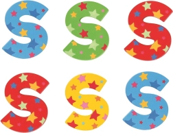 Bigjigs Toys literă din lemn Steluță S