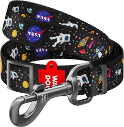 Lesă din nailon pentru câini WAUDOG NASA, 20 mm x 122 cm