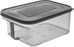 Recipient de bucătărie pentru alimente vrac 2,6 l, gri