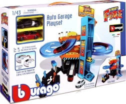 Bburago garaj auto cu coborâre și lift 1:43