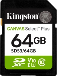 Card de memorie SD 64GB Canvas Select Plus Gen3 100MB/s