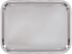 Tavă de servire din inox 39,5 × 27,5 cm - 1 bucată