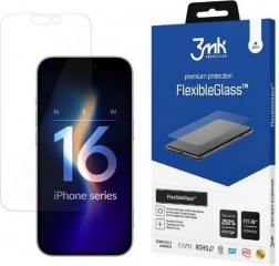 Sticlă hibridă 3mk FlexibleGlass pentru iPhone 16