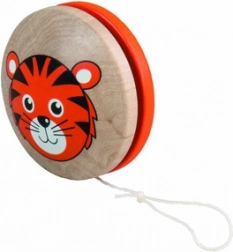 Detoa yo-yo din lemn Tigrișor portocaliu