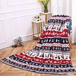 Pătură moale de iarnă cu model de Crăciun 120 × 150 cm