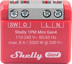 Shelly 1PM Mini Controler Zigbee și Matter