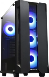 Carcasa Midi Tower CHIEFTEC Hunter cu 4 ventilatoare RGB