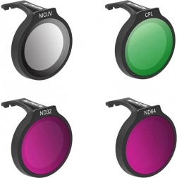 SUNNYLIFE set de filtre pentru DJI Neo MCUV, CPL, ND32 și ND64