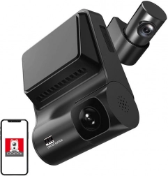 Cameră auto DDPAI Z50 GPS dual 4K cu Wi‑Fi și cameră spate