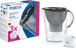 cană filtrantă brita marella 2,4 l + 3 filtre maxtra pro pure performance