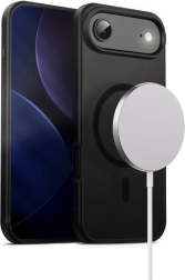 Husă Hybrid Frost MAG – husă MagSafe pentru iPhone Air neagră