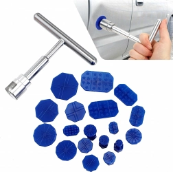 Set pentru extragerea îndoiturilor caroseriei cu ciocan glisant (puller) și 18 pini de tracțiune