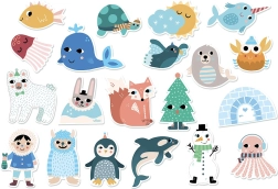 Vilac Magnete din lemn Island