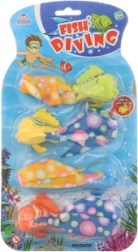 Peștișori de scufundare pentru piscină – set 4 bucăți