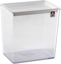 Cutie pentru alimente vrac 1 l – înaltă, dreptunghiulară, mix de culori