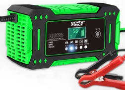 Încărcător cu microprocesor pentru baterii auto RENEW FORCE 12 V 6 A