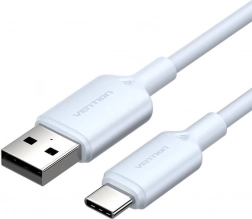 Cablu USB USB‑A la USB‑C 3A 1 m albastru Vention