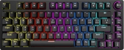 Tastatură mecanică wireless Savio Phenix Gateron Galben