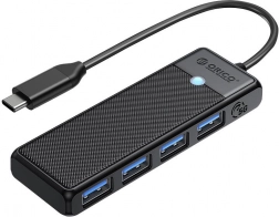 Orico hub USB 4× USB‑A 3.0 (negru)