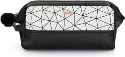 Geantă cosmetică Holiday alb-negru