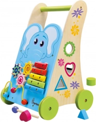 Bino antemergător activ din lemn cu elefant