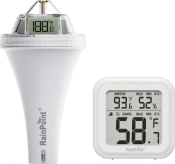 Termometru wireless RainPoint pentru piscină cu receptor