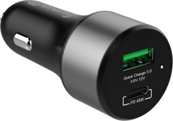Încărcător auto Power Car Charger 63W USB-C PD și USB QC 3.0