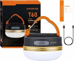 Lampa de camping SuperFire T60